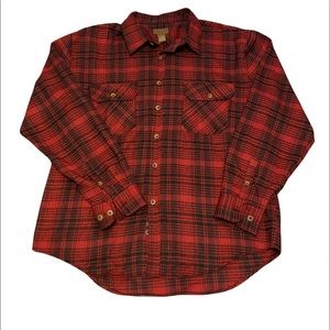 Rugged Exposure Black/Red plaid/flannel shirt
